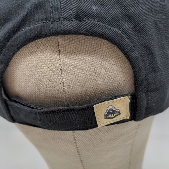 Purdue Boilermakers Men's Strapback Hat Black OSFA Embroidered Big Logo - Picture 8 of 12